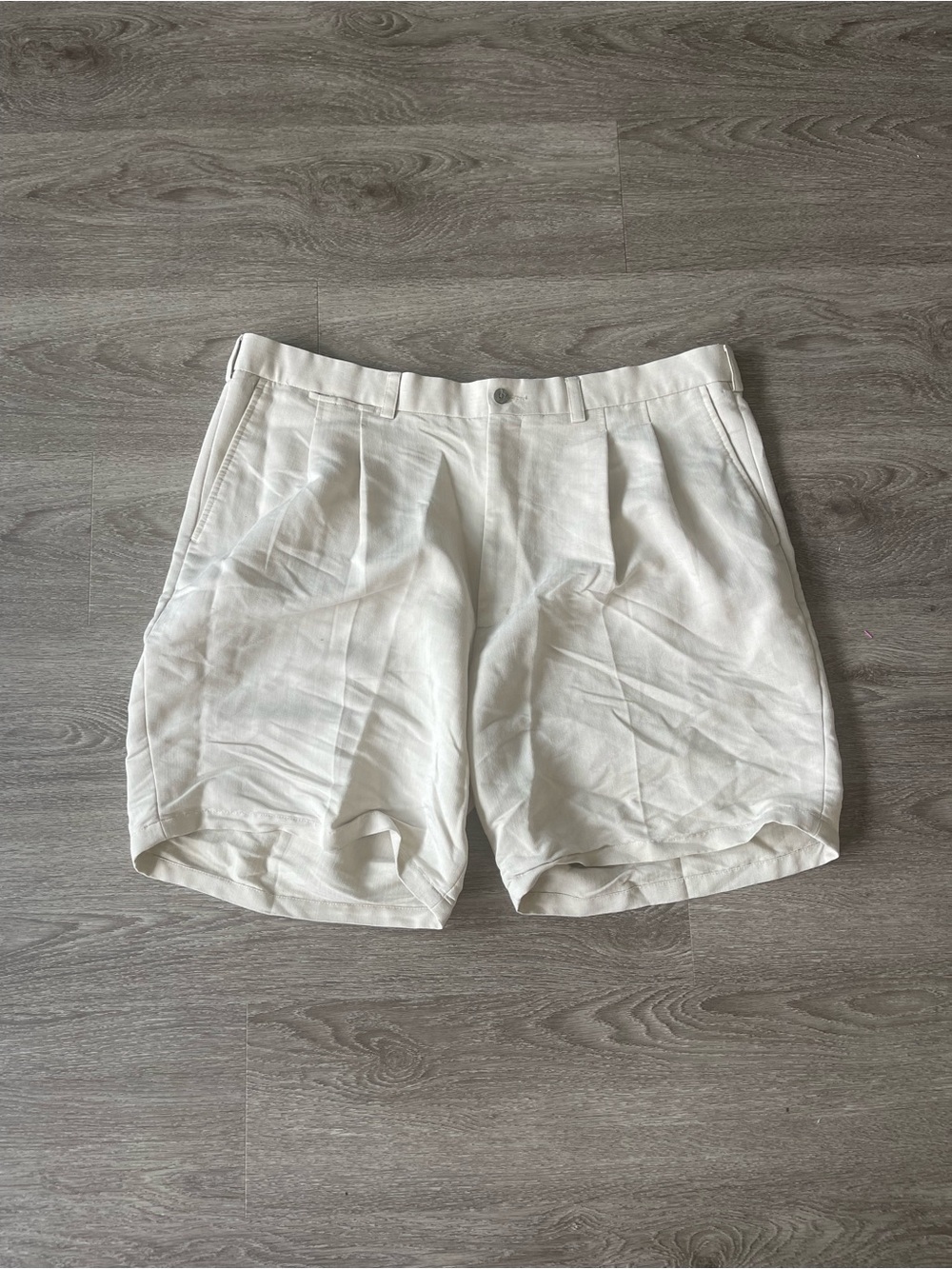 Ping Performance Golf Shorts Mens 42 Lightweight Breathable Pockets Beige